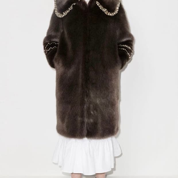 Shrimps 쉬림프 퍼 코트