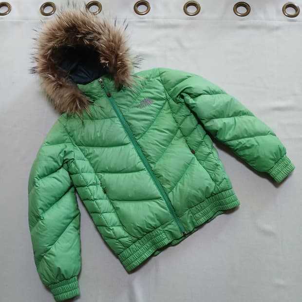 TNF 노스페이스 우먼 구스다운 패딩 자켓 퍼