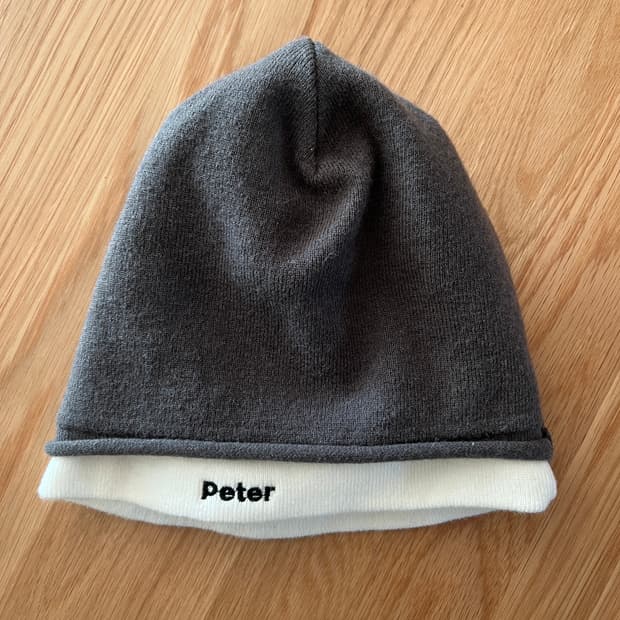 마이네임이즈피터 레이어드 비니 그레이