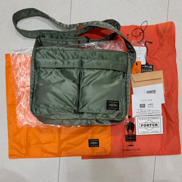 포터 요시다포터 porter 탱커 숄더백 라지 [L] 세이지 그린