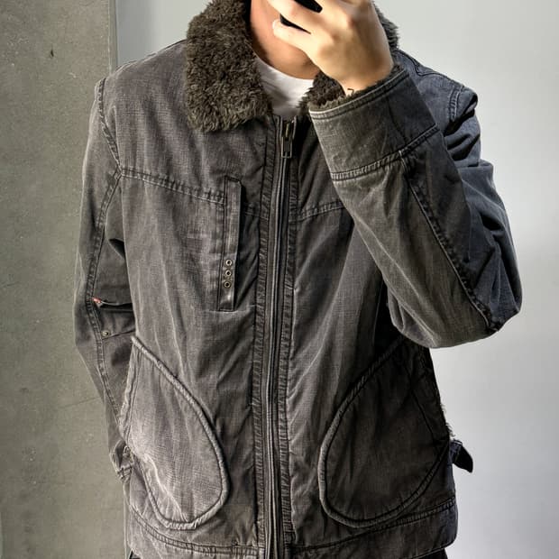 볼 퍼카라 워시드 자켓