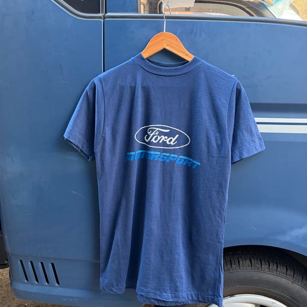 80‘s Ford Motorsports logo single T