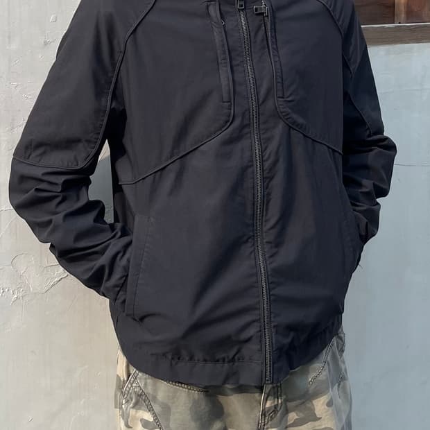 아르마니 익스체인지 13ss 히든포켓 바이커 자켓