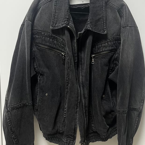 앤더슨벨 포인트 데님 블루종 M사이즈 (데님 자켓)