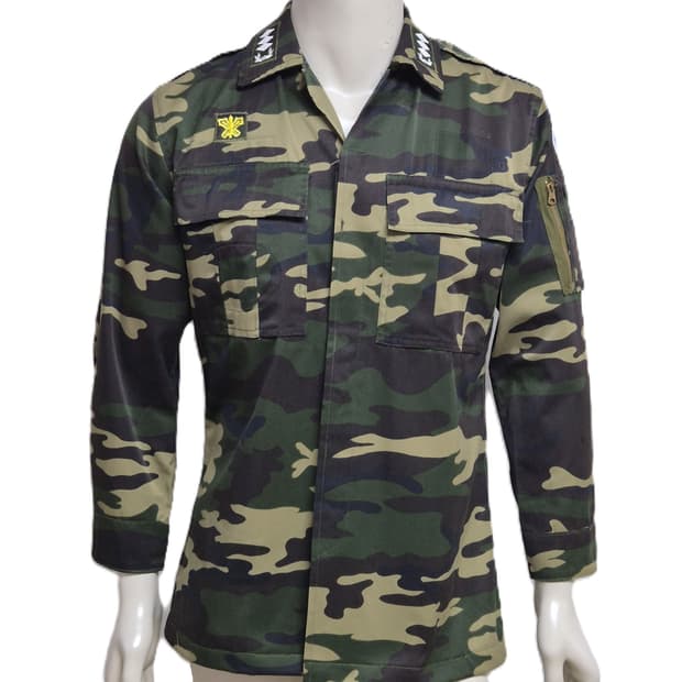 육군 구형 특전사 보병 대위 후기형 독사복 전투복 상의 자켓 (S)