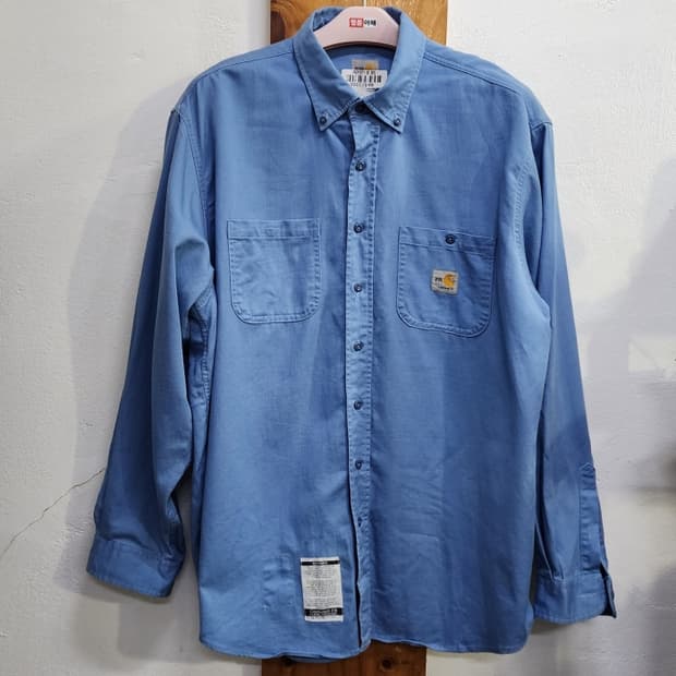 칼하트 FR 방염 워크 셔츠 블루 (FRS92 MBL) XL