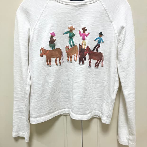 자라 LOTTIE RAE 스탬핑 티셔츠