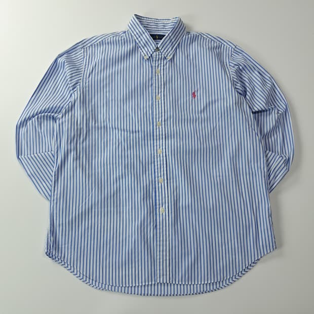CA242 XL 폴로 00s 마린 스트라이프 셔츠 남방