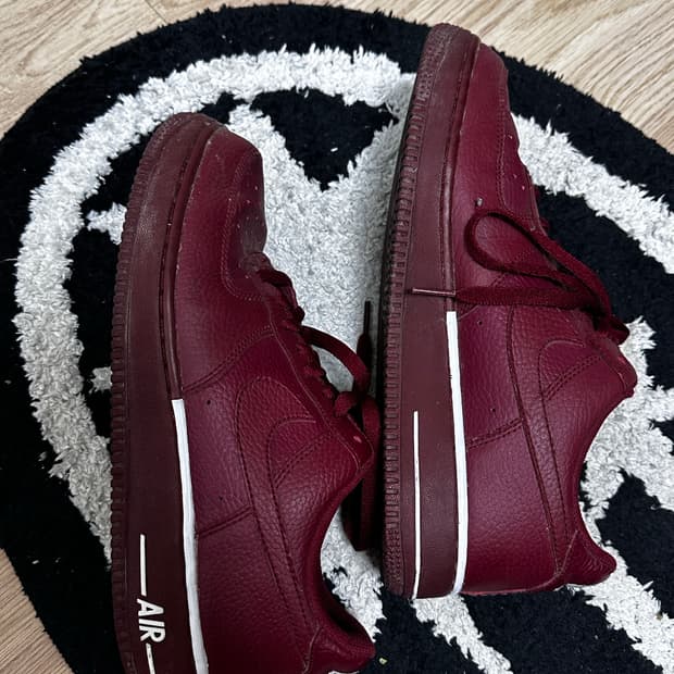 나이키 에어포스1 로우 버건디 265