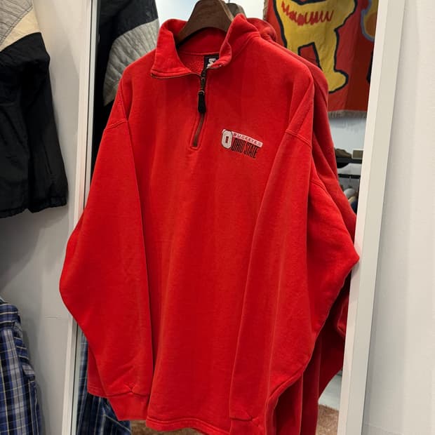 90s Starter 스타터 하프 집업 스웻셔츠 (made in USA)