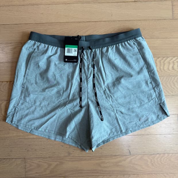 [XL] 나이키 드라이핏 플렉스 스트라이드 5인치 런닝 쇼츠 헤더그레이