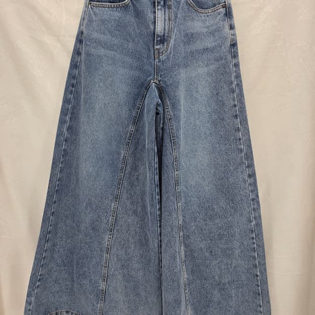 LAYLA 레이라 슈퍼 와이드 데님 팬츠