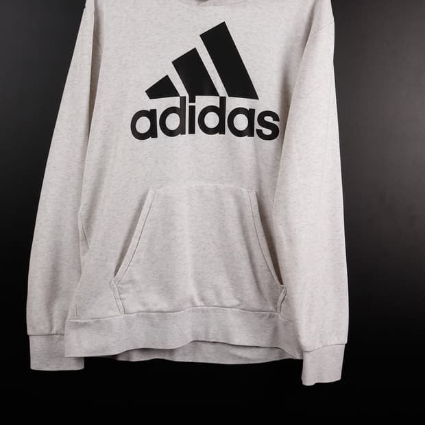 아디다스 삼선빅로고 후드티셔츠