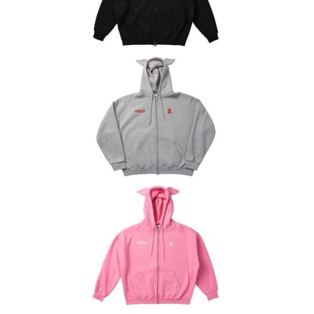 (구해요) yegg 예그 윙 후디 핑크