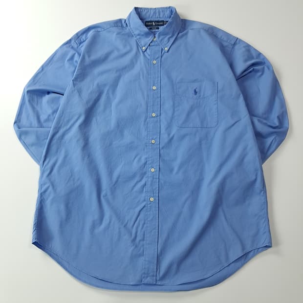 CA517 XL 폴로 블레이크 90s 프렌치블루 셔츠 남방
