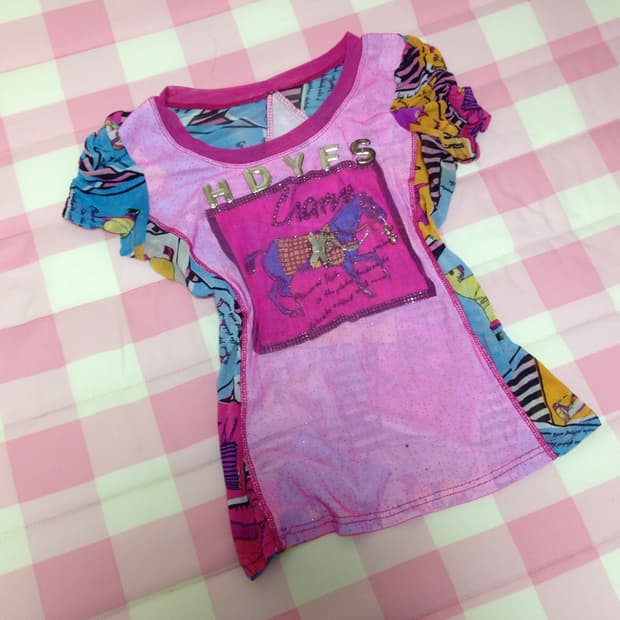 Y2K 메쉬 티셔츠