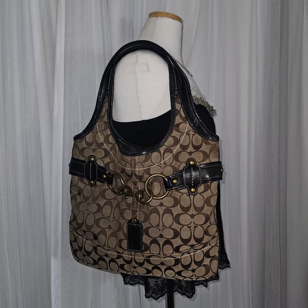 coach🖤 vintage y2k  belted horsebit Bag