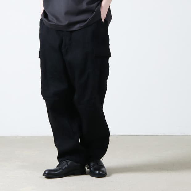 Comoli 23ss 코모리 B.D.U 팬츠 블랙 3