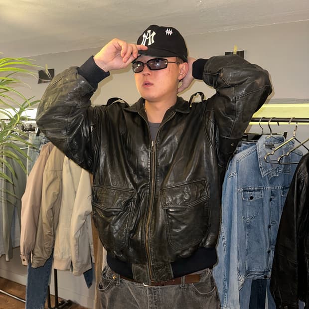 90’s Japanese shell-leather A-2 jacket