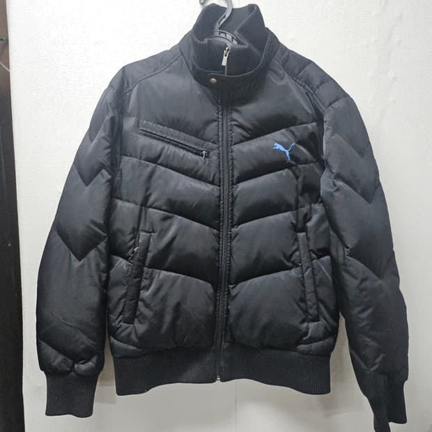 푸마  다운 숏 패딩 M