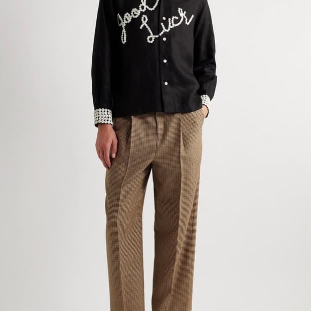 bode 버튼 셔츠 블랙 M/L 사이즈
