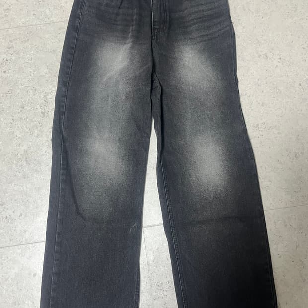 흑청 워싱 데님