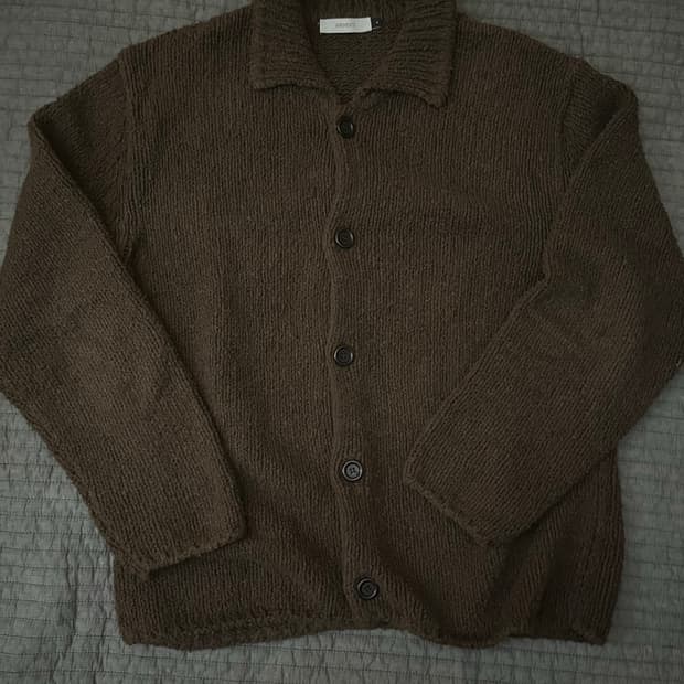 아모멘토 버튼업 가디건