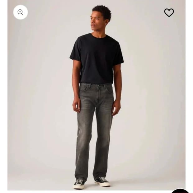 리바이스 555 블랙진 W34