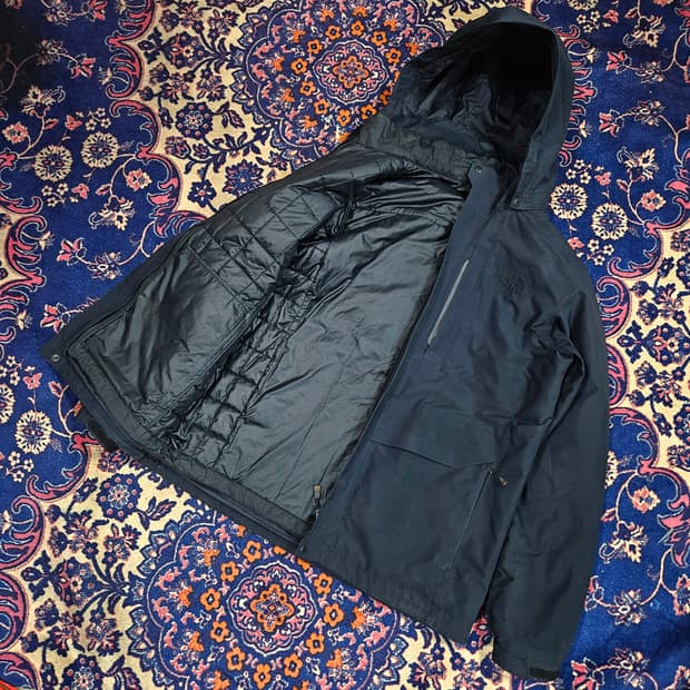 노스페이스 Dry Vent 바람막이+경량 패딩 점퍼 M size