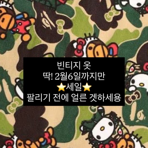 ⭐️빈티지 기간한정 세일⭐️