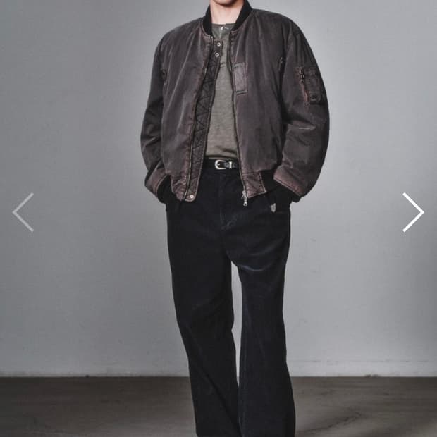 Garment-Dyed MA-1_Faded Charcoal