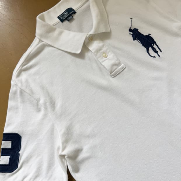 폴로 랄프로렌 빅포니 화이트 카라 빈팔티 