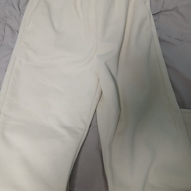 코듀로이 와이드 바지