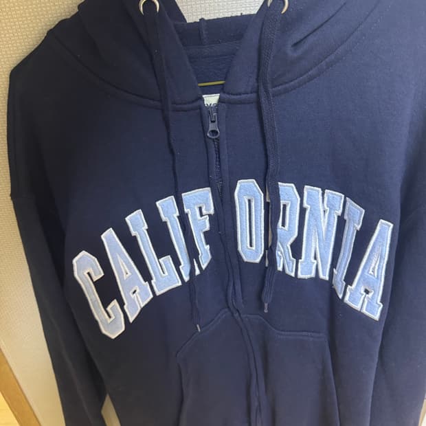 캘리포니아 네이비 후드집업 [L]