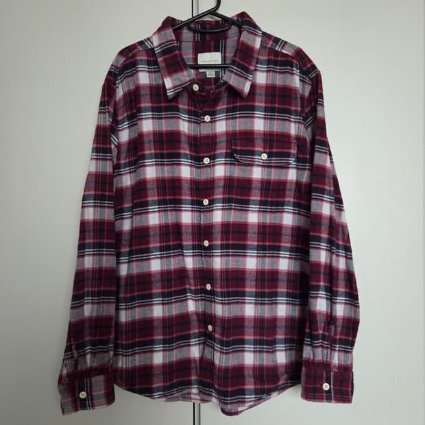 아메리칸 이글 플란넬 체크 셔츠 XL(105)