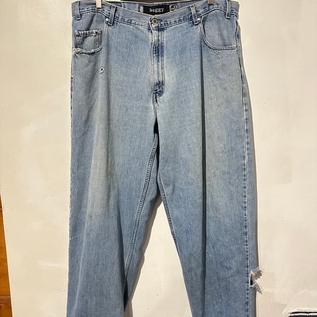 빈티지 00s 리바이스 실버탭 배기 