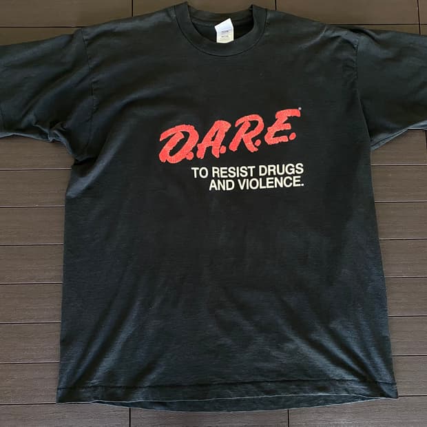(XXL) 90s 빈티지 DARE 티셔츠