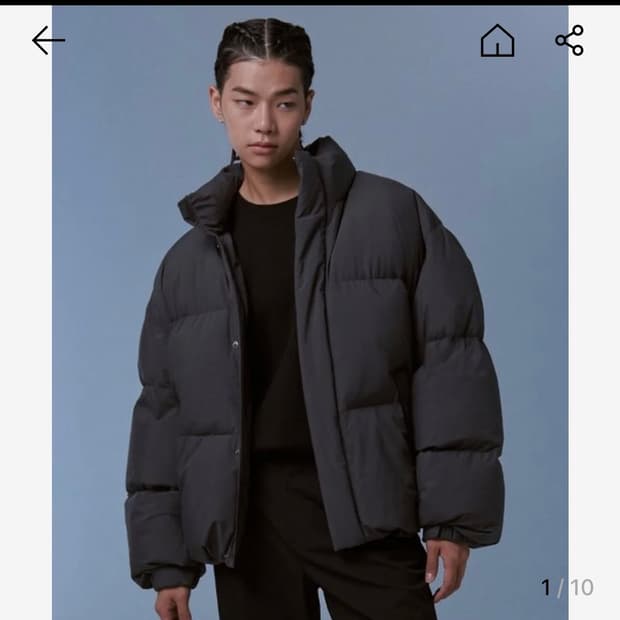 무신사스탠다드 데일리 푸퍼 숏 패딩