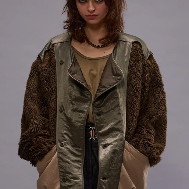 [M,L]알써틴 R13 Cocoon 퍼 자켓