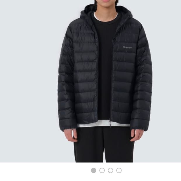 에어노바 퍼텍스 경량 다운 자켓 Black