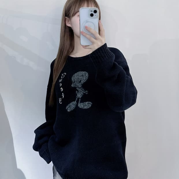 워너브러스 트위티 니트