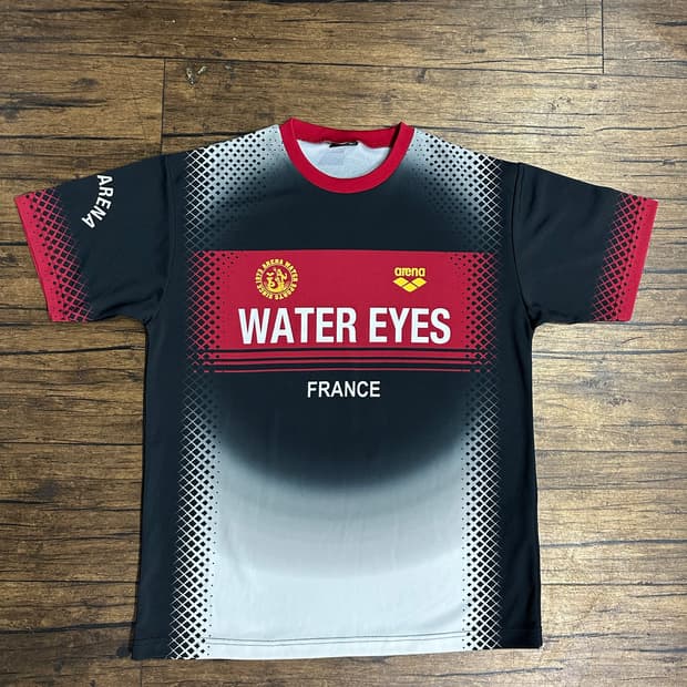 데상트 아레나(arena) 일본판 WATER EYES 기능성 반팔 티셔츠