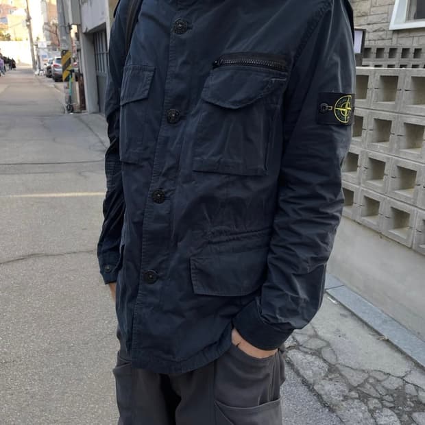 스톤아일랜드 2013 데이브드 라이트 야상 자켓