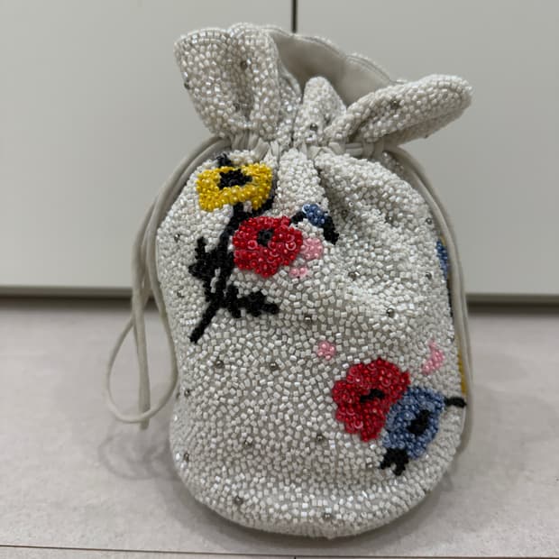 Ganni 비즈 미니 백