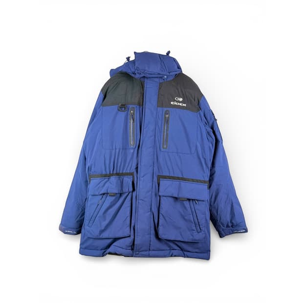 (XL) 아이더 윈드스토퍼 구스다운 패딩 블루