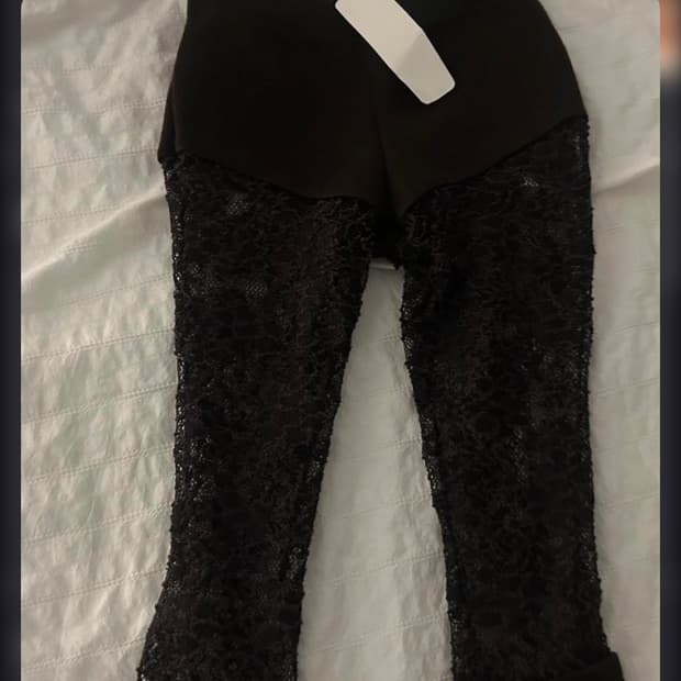 본네 bonnae 레이스 레그워머 레깅스