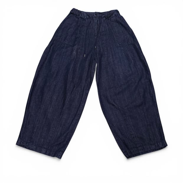 XL 프리즘웍스 인디고 린넨 벌룬팬츠