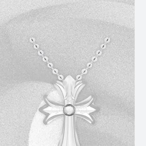 크롬하츠 실리크롬 클리어 목걸이