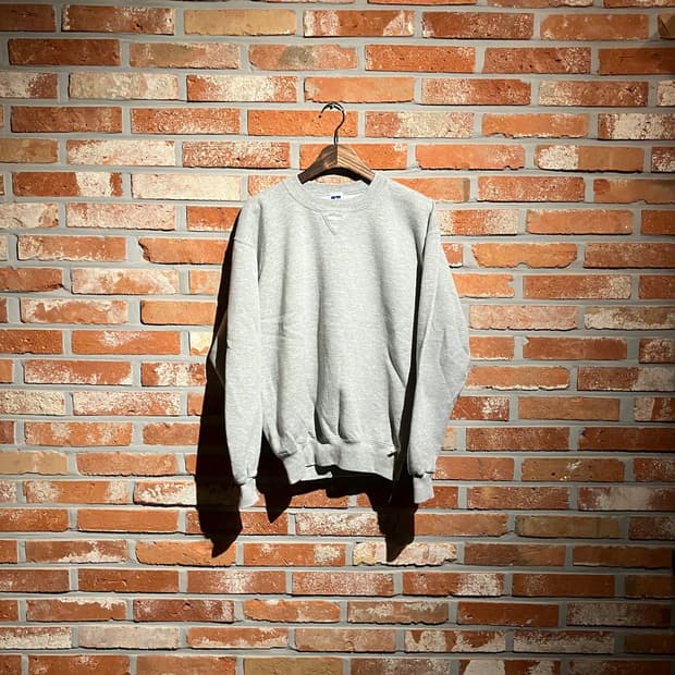 90s USA 빈티지 러셀 플레인 스웻 셔츠 맨투맨