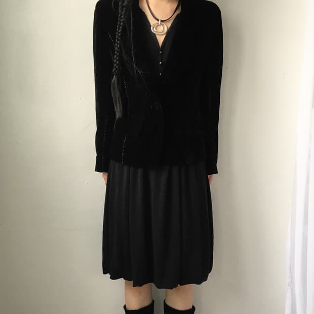 Hiroko koshino velvet jacket
